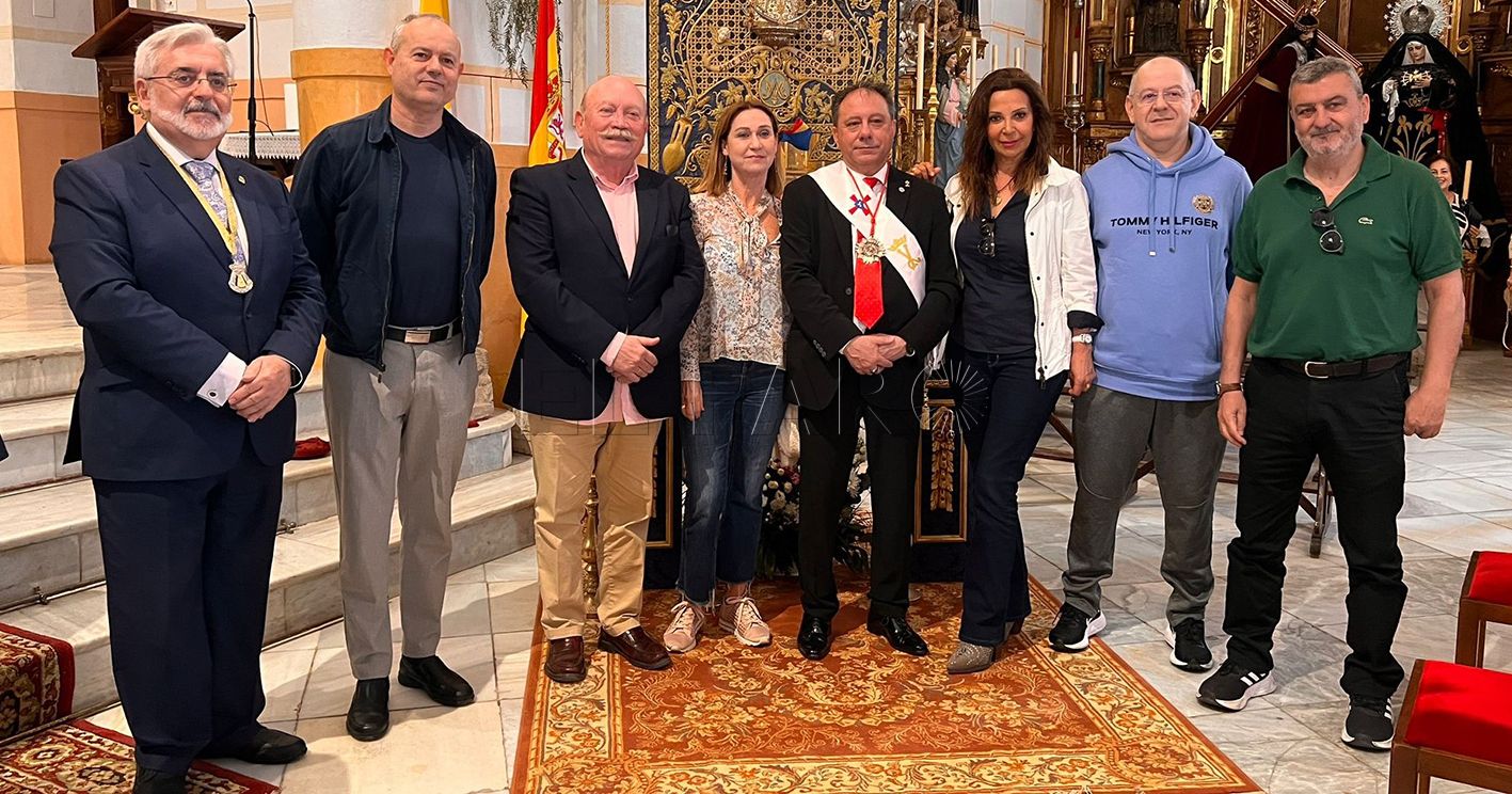 Miembros UNESCO Melilla en el acto del Pregon recorte Pregón de la Hermandad de Nuestra Señora del Rocío de Melilla