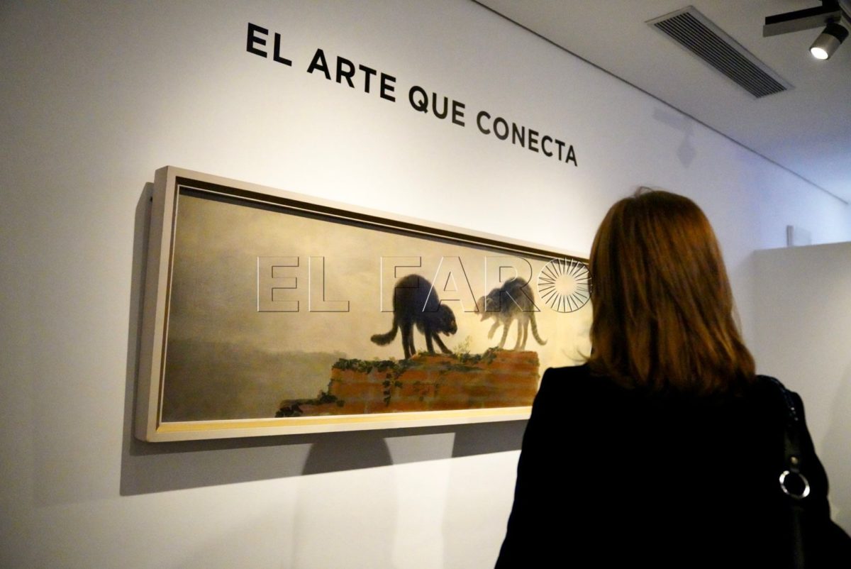 Rina gatos e1714845988240 Últimas horas en Melilla del cuadro de Goya ‘Riña de gatos’, que supera las 1.100 visitas