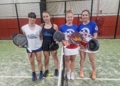 Sara Benzaquen y Virginia Tejada frente a Zamudio Torrelagoiti El RCMM, tercero en su sector jugado en Madrid