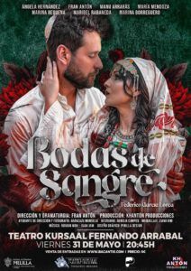 bodas de sangre cartel 'Bodas de sangre' y 'El Novio de España', el próximo fin de semana en el Kursaal