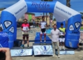 general masculino Álvaro Martínez y Alba Caballero ganan el Acuatlón TriMelilla