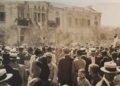 melilla en su mejor epoca todos en la calle Mohamed Lamrani, añoranza de la época en que fue niño