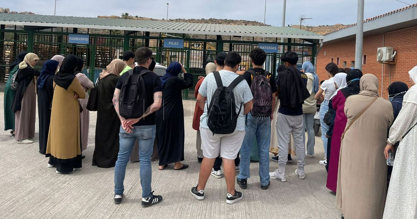 melilla recicla Virgen de la Victoria recorte Tres visitas al punto limpio de la campaña 'Melilla Recicla'
