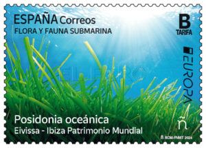 sello correos posidonia Correos participa en el concurso ‘El diseño filatélico más bonito de la serie ‘Europa 2024'' con el sello dedicado a la posidonia oceánica