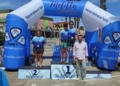 veteranas 1 femenino Álvaro Martínez y Alba Caballero ganan el Acuatlón TriMelilla