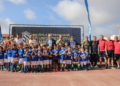 Entrega de premios a jugadores y técnicos de la cantera azulina