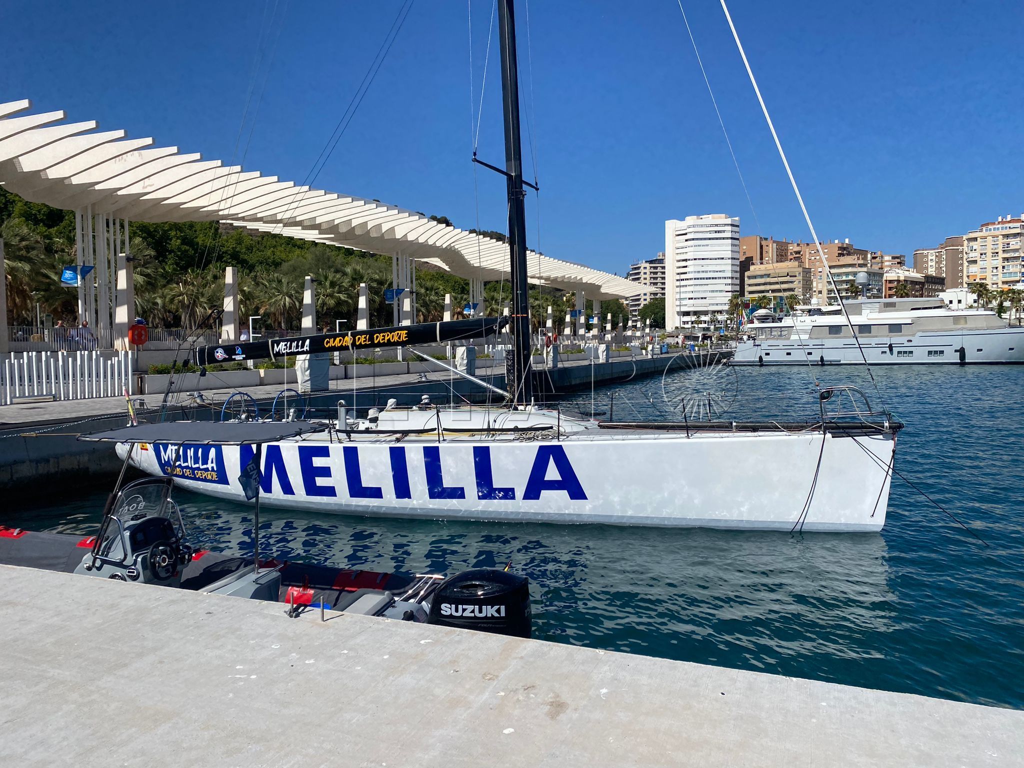 Ciudad de Melilla3 La embarcación Ciudad de Melilla va a por todas en la Málaga Sailing Cup