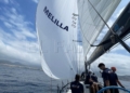Entrenamiento1 El barco Ciudad de Melilla está listo para competir