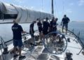 Entrenamiento2 El barco Ciudad de Melilla está listo para competir