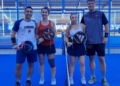 Final 2a categoria Altísimo nivel en el torneo mixto de pádel