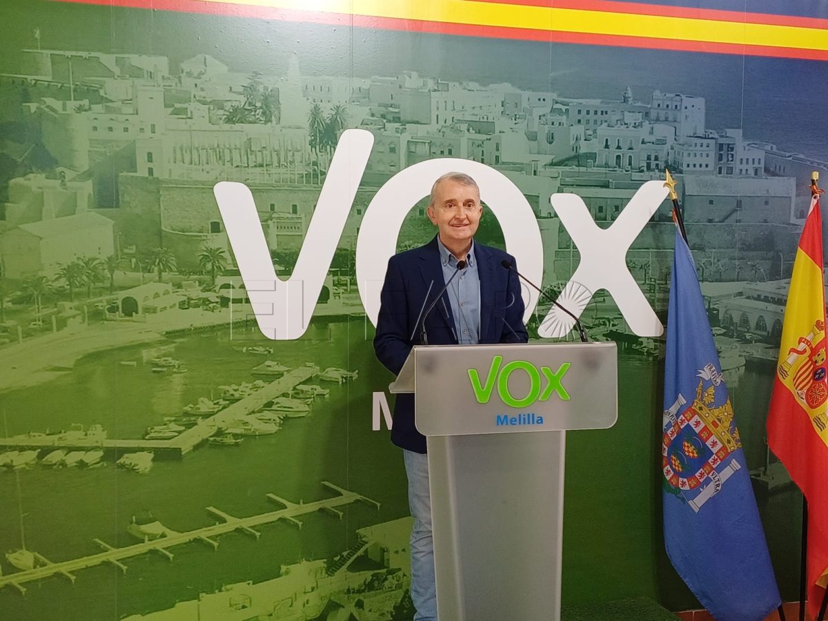 Vox Tasende e1717668589516 Vox Melilla llama a tomar medidas en Europa para frenar el "efecto llamada migratorio"