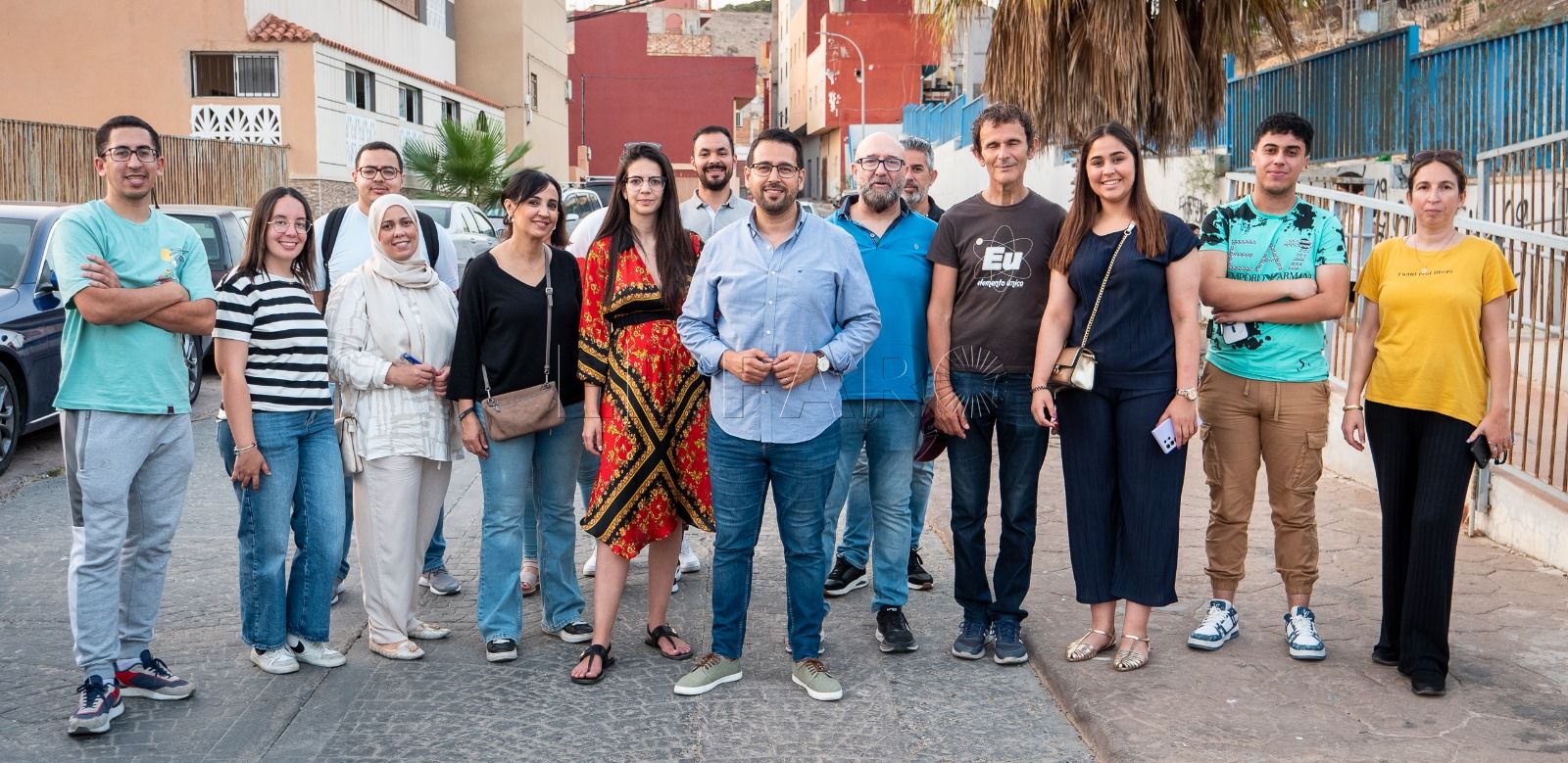 Somos Melilla visita La Cañada y habla de "abandono sistémico del barrio"