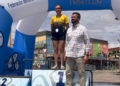 WhatsApp Image 2024 06 08 at 15.15.21 Álvaro Martínez y Paula Vega logran la victoria en el Campeonato de Melilla de triatlón