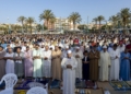 WhatsApp Image 2024 06 17 at 15.24.10 2 Miles de melillenses participan en el rezo multitudinario del Aid al-Adha