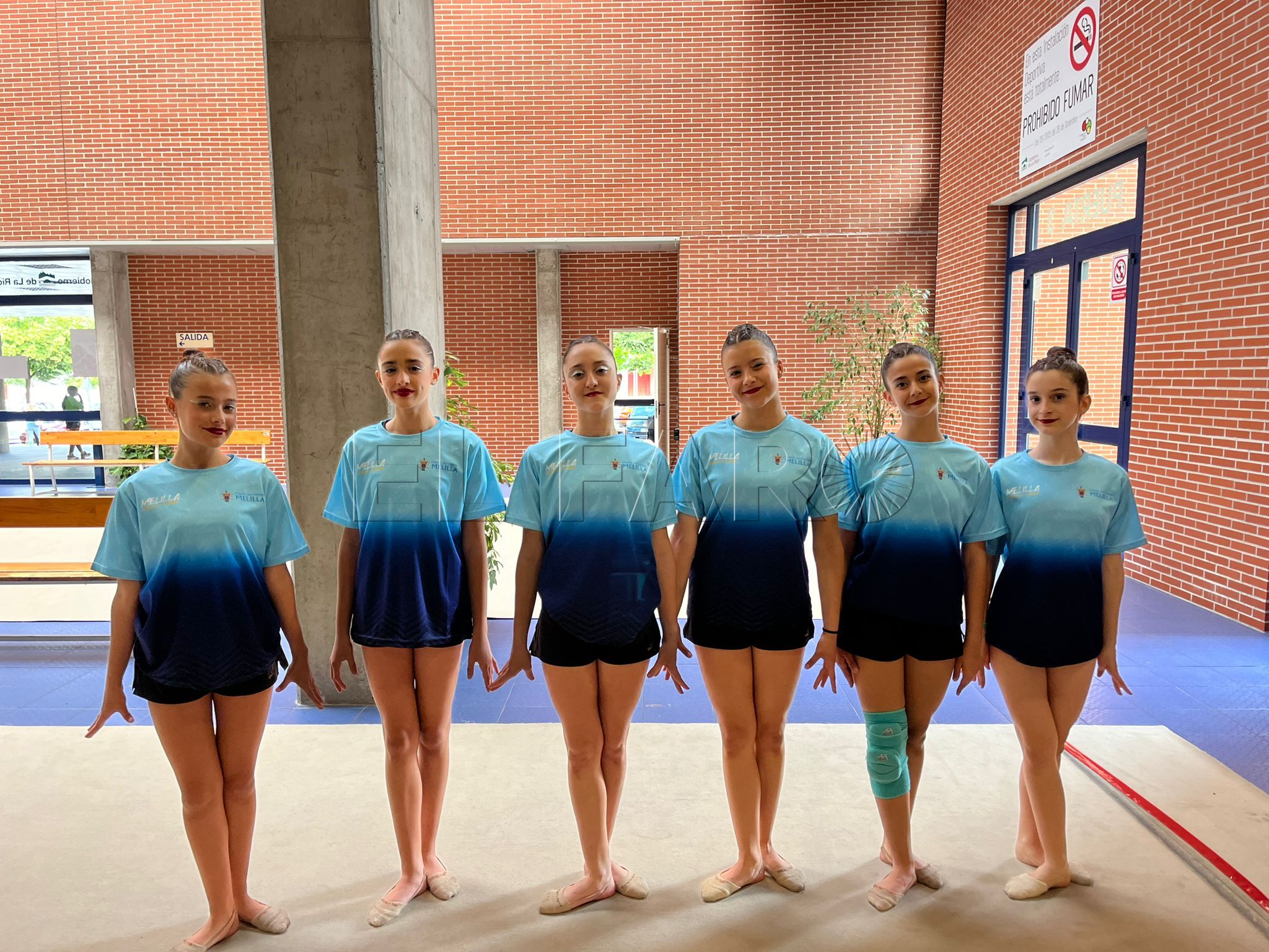 escolar 3 Melilla, en el Nacional Escolar de gimnasia rítmica