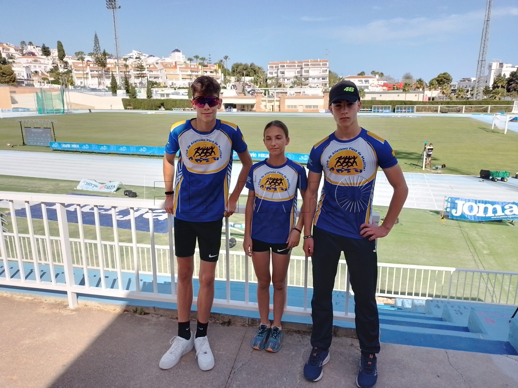 foto pelayo lucia alejandro El atletismo local se luce en Málaga