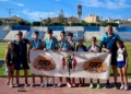 lgunos atletas y entrenadores del club El Playa de Melilla cierra su año con su torneo de Media Distancia