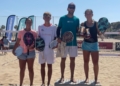 podium mixto El tenis playa melillense sigue siendo una potencia nacional