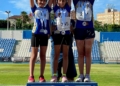 sub 10 fem El Playa de Melilla cierra su año con su torneo de Media Distancia