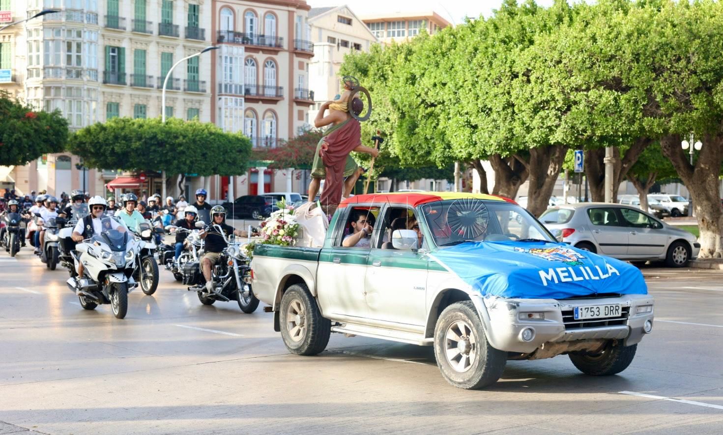 2 1 2 Los conductores celebran San Cristóbal en Melilla