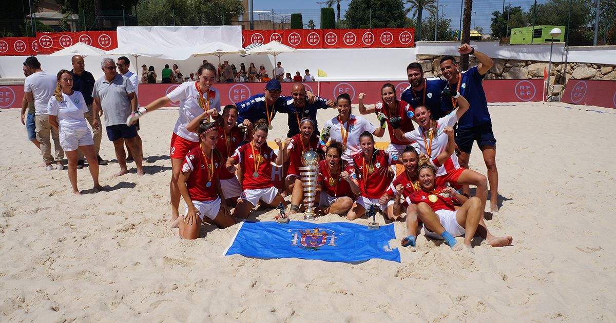 2121212121 El Higicontrol, campeón de la Copa Federación de fútbol playa