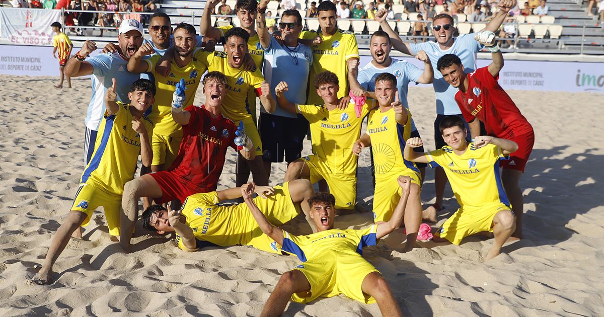 22212121 Melilla luchará por el título juvenil en el Nacional de fútbol playa