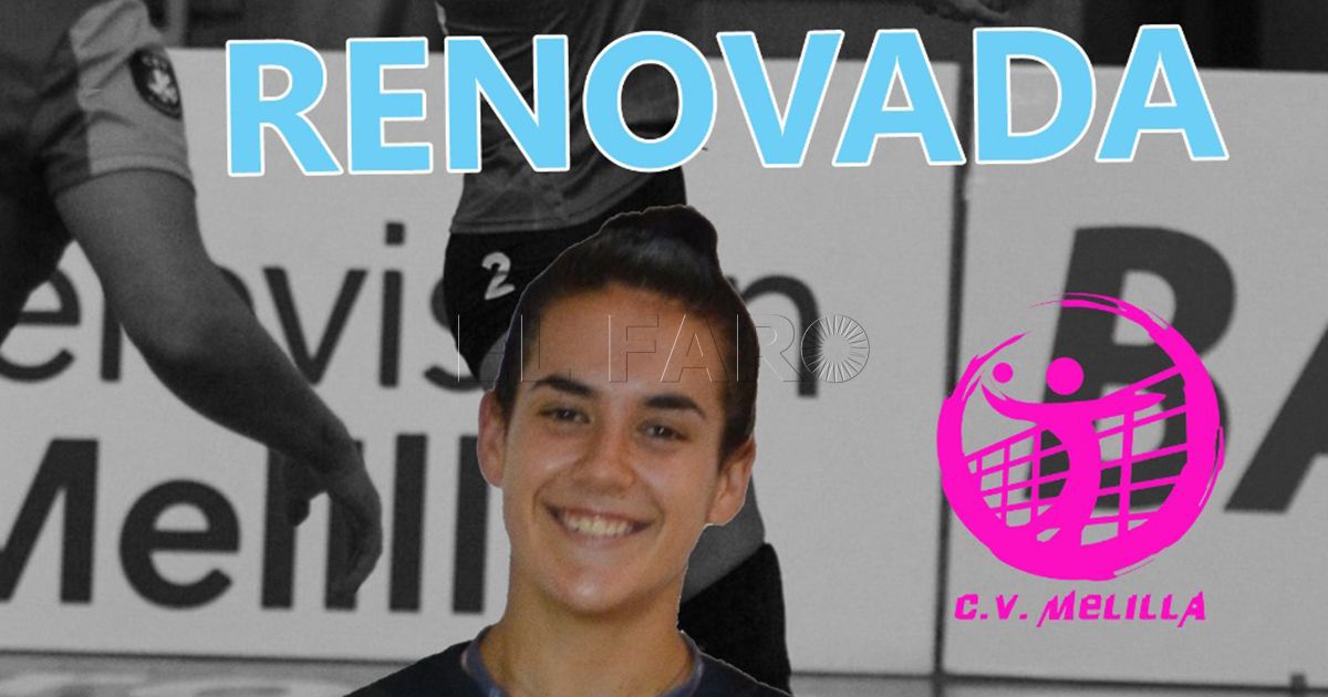 22222 El CV Melilla femenino renueva a Cristina Cruzado