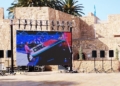 5 1 La Plaza de las Culturas se prepara para una noche de fútbol