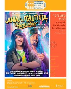 Cartel manana 'Ania y el flautista de Hamelintown', una moderna adaptación del clásico de los hermanos Grimm