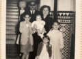 Con mis padres y hermanos en el casino militar. 1956 Carlos Rubiales, el niño que quería ser de mayor churrero