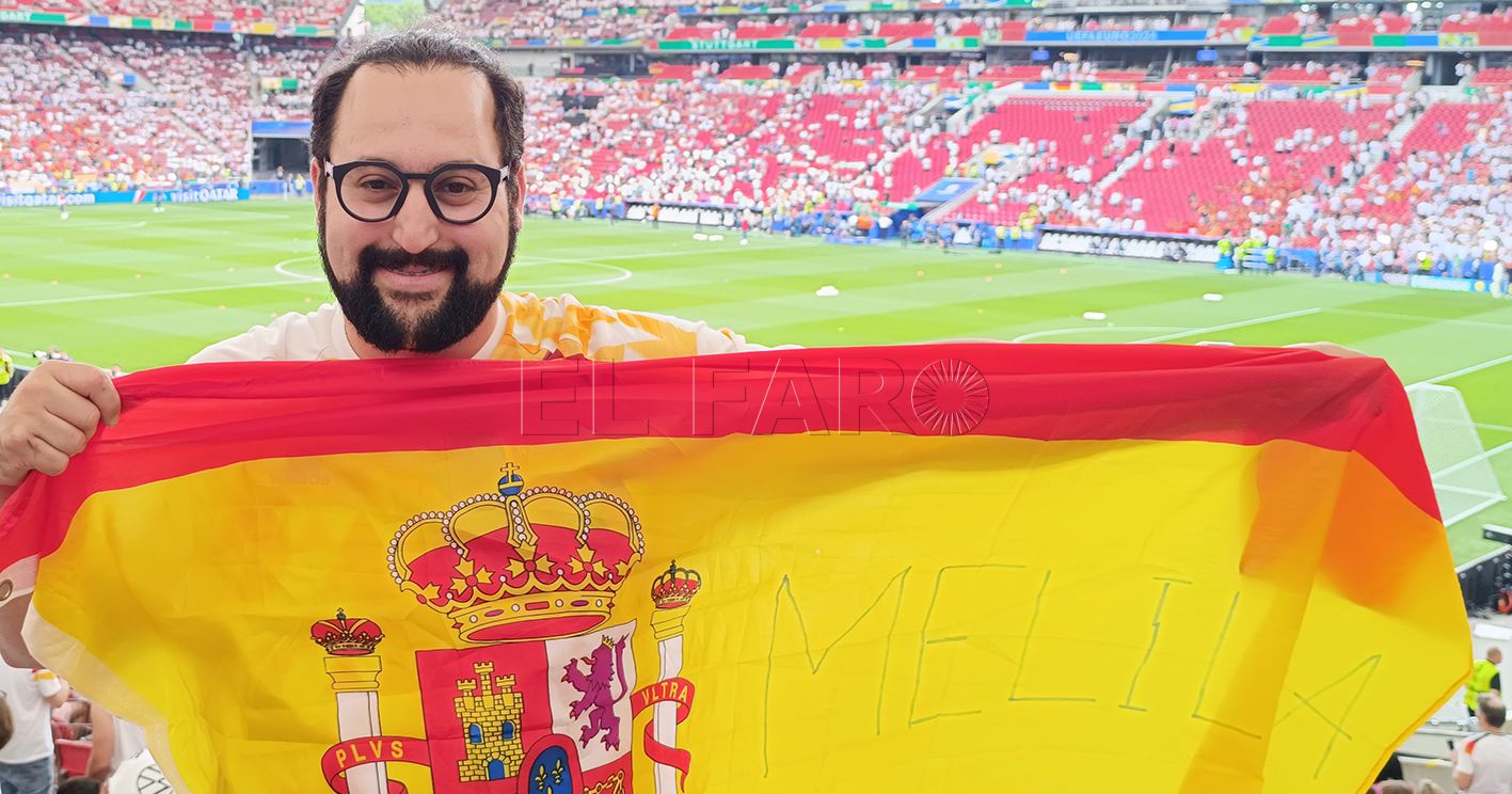 IMG 20240705 184823 recorte Samad representa a Melilla en el partido España-Alemania de cuartos de final de la Eurocopa