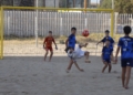 JUGADA 1 La Peña Real Madrid vence a La Salle en la final del autonómico alevín de fútbol playa