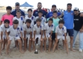 PENA REAL MADRID CAMPEON La Peña Real Madrid vence a La Salle en la final del autonómico alevín de fútbol playa