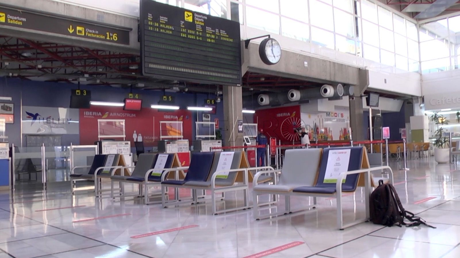 aeropuerto El aeropuerto melillense vive un "momento dulce" por su gran actividad