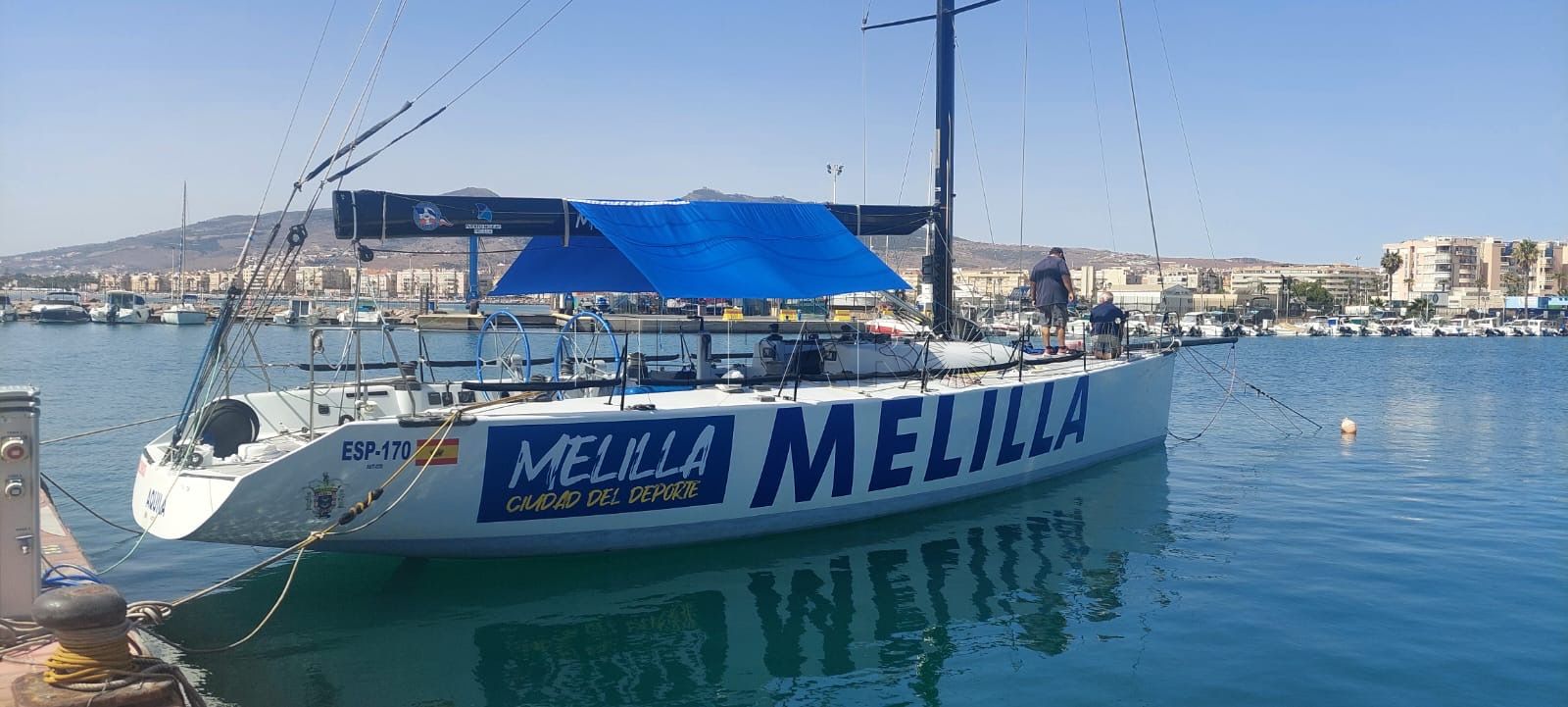 embarcacion Ciudad de Melilla en Puerto Noray El Ciudad de Melilla pone rumbo al Tabarca de vela