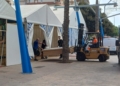 Días de duro trabajo en el Real de la Feria de Melilla