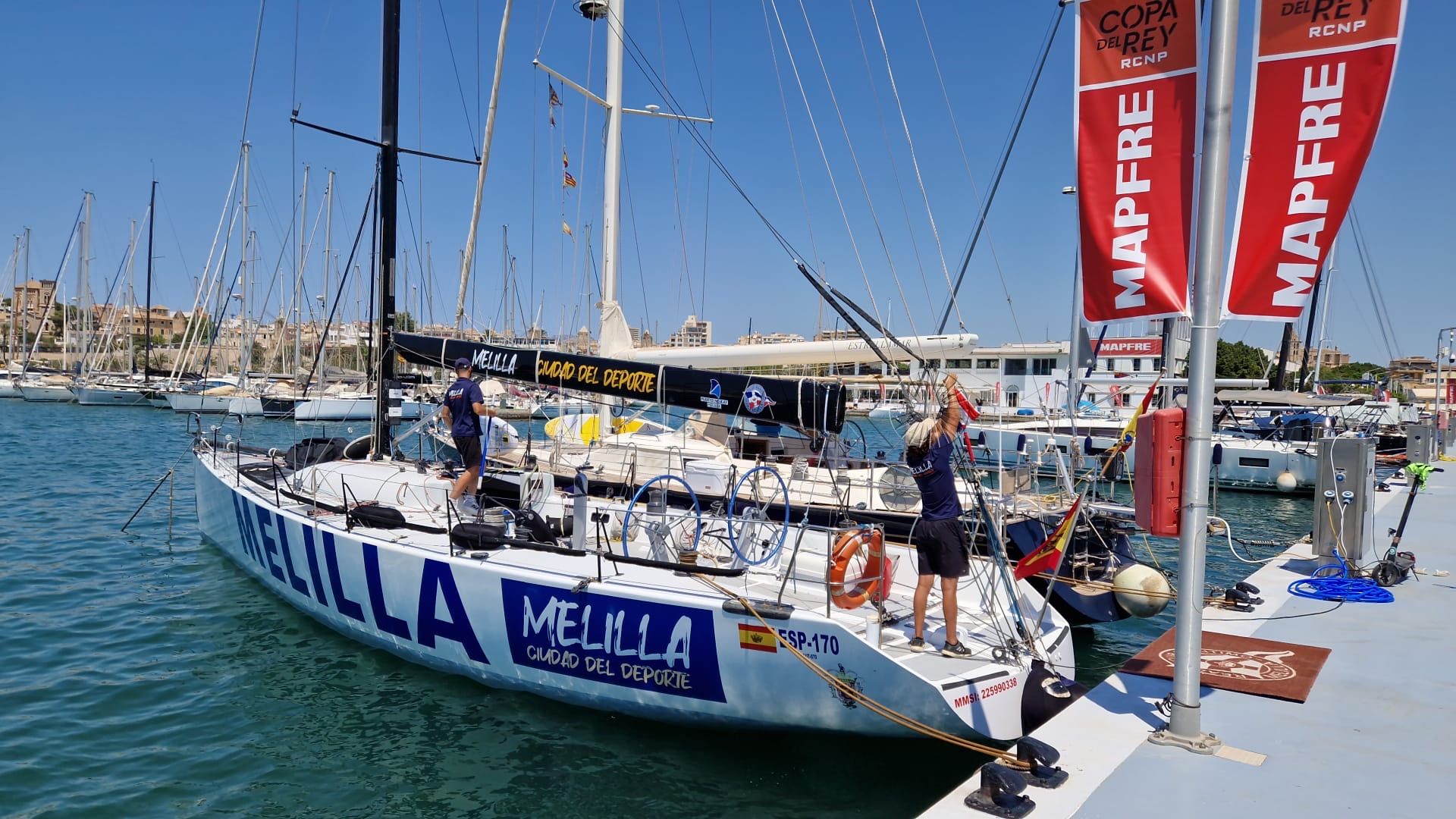 Atraque Palma 1c José Luis Pérez: “Felipe VI se quedó impactado con nuestro barco”