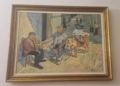 Ayuntamiento de Melilla CUADRO CALEROS 1980 Los Caleros de Ayamonte de Pepe Gámez