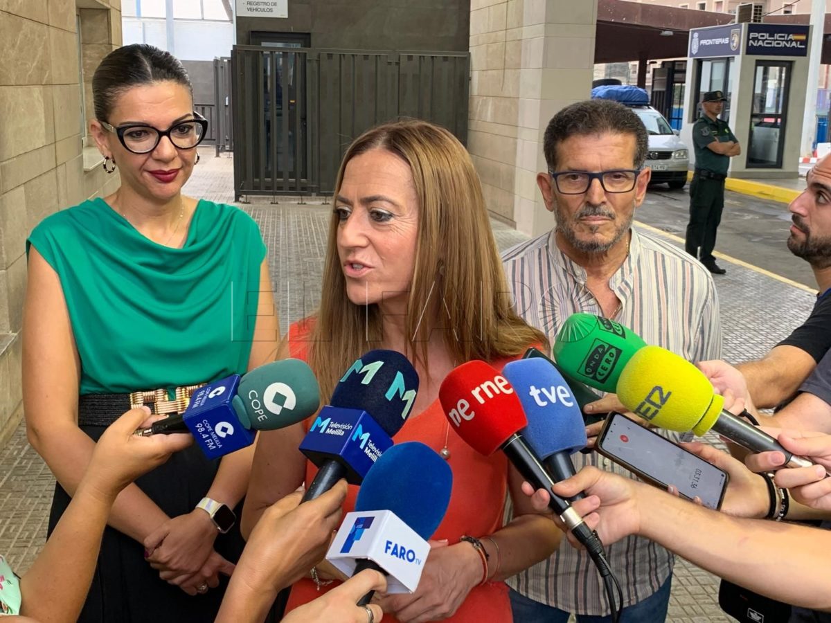 Barcones e1724255376761 La directora general de Protección Civil tacha de "simplistas" los mensajes contrarios al paso de la OPE por Melilla