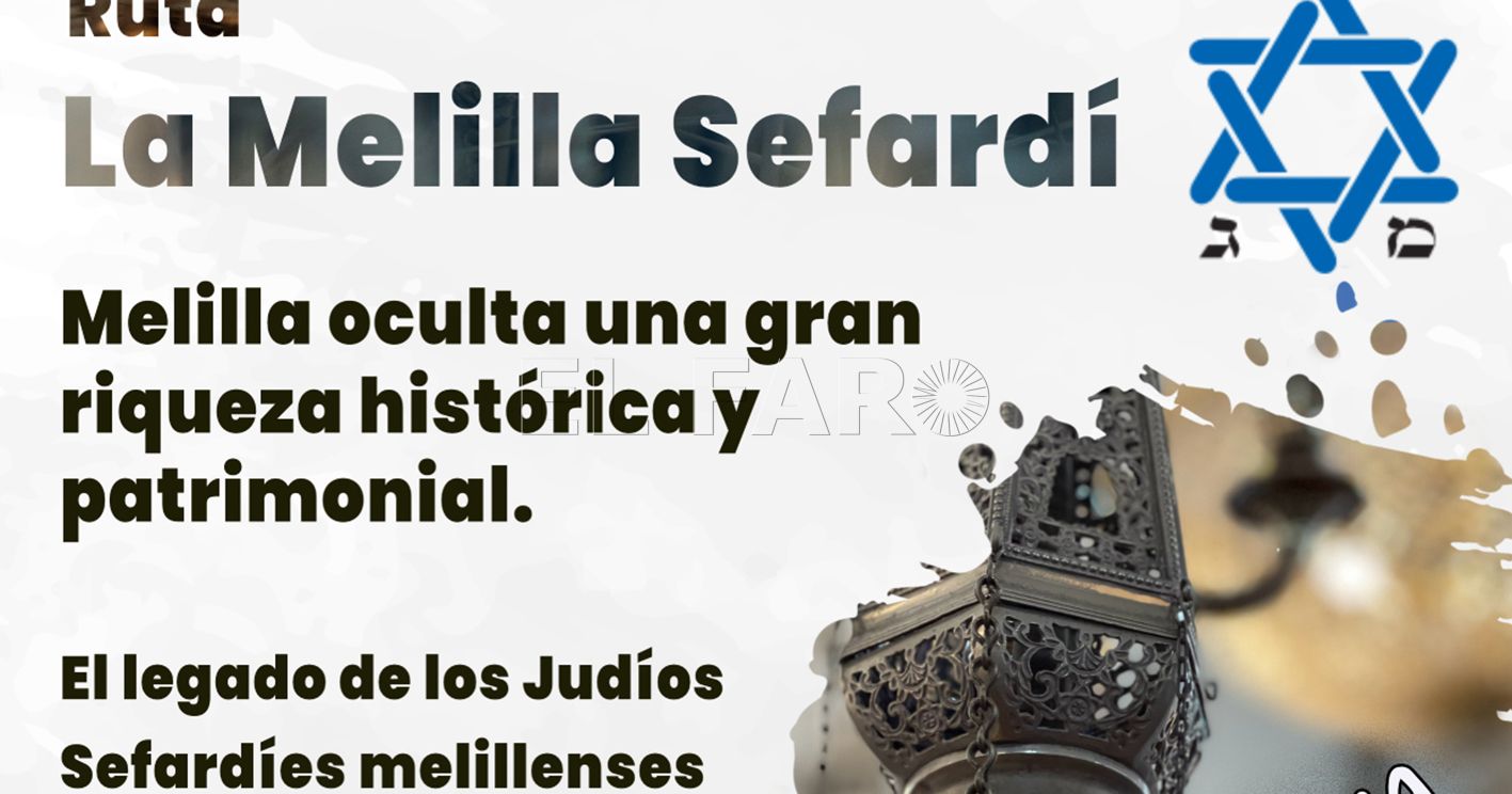 Cartel Ruta Sefardi 20240807 recorte Mem Guímel organiza este miércoles una nueva ruta, 'La Melilla sefardí nocturna'