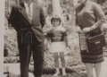 Con mis Padres en el Parque Hernandez "Los estudiantes nos reuníamos en el Parque Hernández. Cada banco era una pandilla"