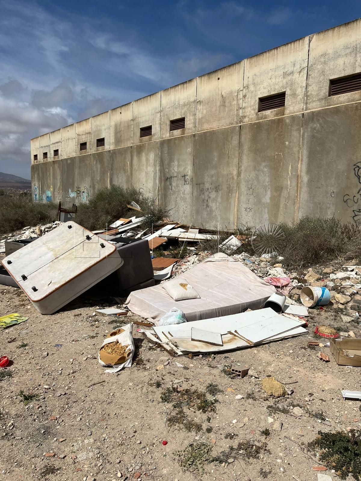 Deposito antes de la intervencion Ventura instará a Delegación del Gobierno a finalizar la limpieza en Rostrogordo