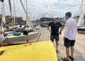 GUnV5e XcAAWnH9 Mariano Sarmientos y Beatriz Peñas pasan a dominar el IV Trofeo Real Club Marítimo