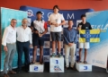 PODIO ILCA4 MASCULINO La vela ligera pone el colofón final en la entrega de los trofeos a los campeones