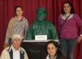Pepe Gamez con Nayat Mohamed Maanan en Alhucemas ano 2009 recorte Vida y obra del artista melillense Pepe Gámez