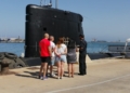 WhatsApp Image 2024 08 03 at 17.53.22 1 Centenares de ciudadanos disfrutan de la visita al submarino Galerna en el Puerto de Melilla