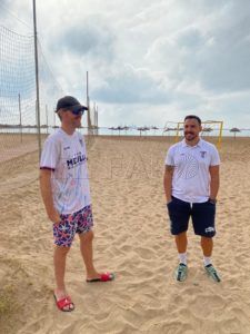 WhatsApp Image 2024 08 24 at 16.38.50 El trabajo del Melilla Baloncesto se traslada a la playa