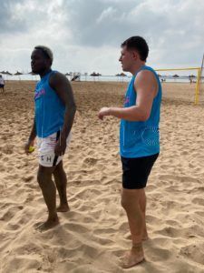 WhatsApp Image 2024 08 24 at 16.38.51 El trabajo del Melilla Baloncesto se traslada a la playa