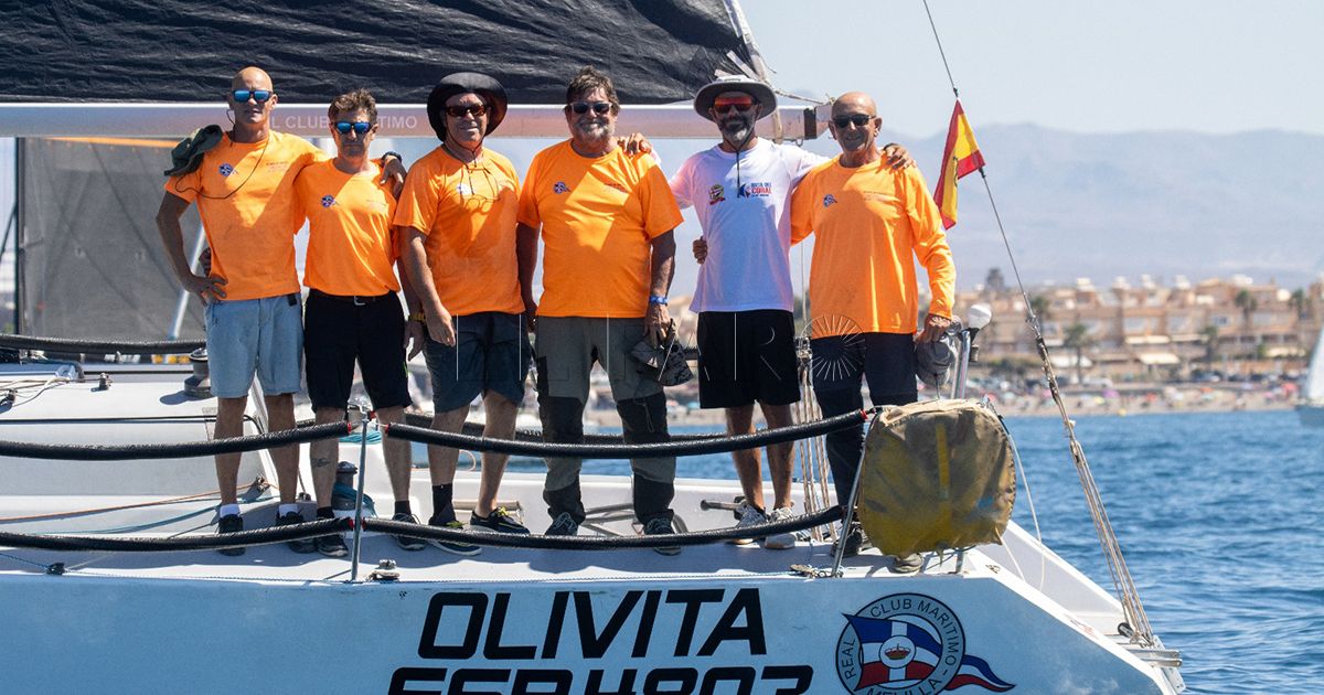 guaradadada El barco melillense Olivita vence en el grupo ORC4 en la Ruta del Coral