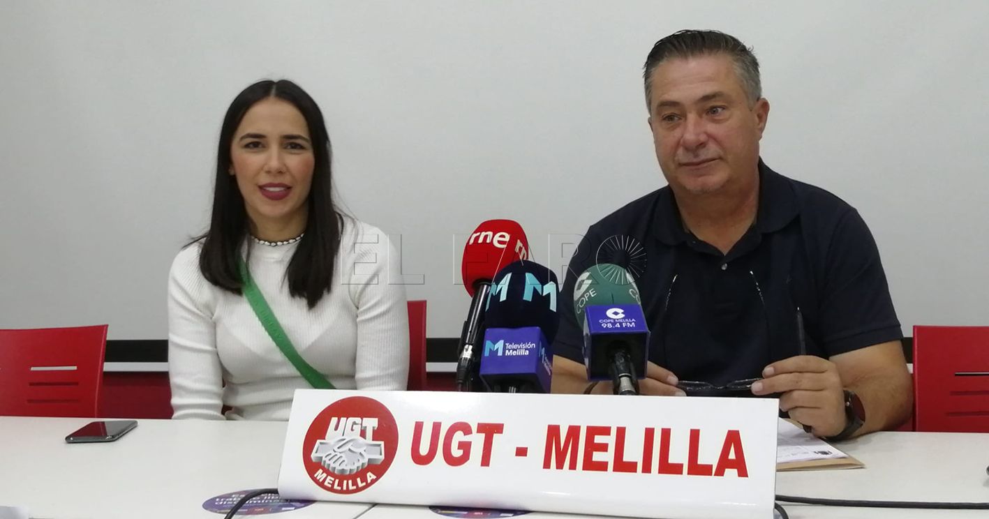ikran laarbi y jose luis faus recorte La UGT señala la "intransigencia" de Acome y CCOO como causa de que no hayan firmado la renovación del convenio de comercio